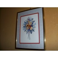 Vintage Handgemachte Florale Wandkunst Dekor von WinterFinds