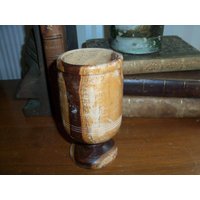 Vintage Handgemachte Holztasse Trinkbecher Rustikal Primitive Natur Baum von WinterFinds