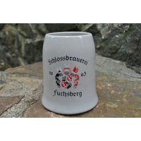 stein Keramik Germany Schlossbrauerei Fuchsberg Bargeschirr Bier von WinterFinds