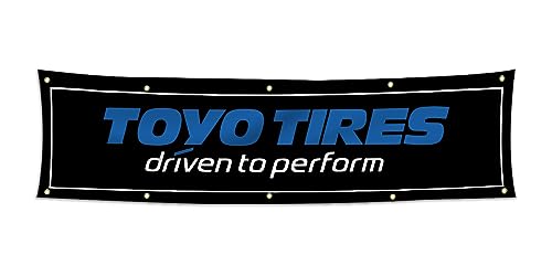 Toyo Tires Banner Flagge, 6 x 2,4 m, Garage, Geschäft, Wanddekoration, Flaggen von Winuxury