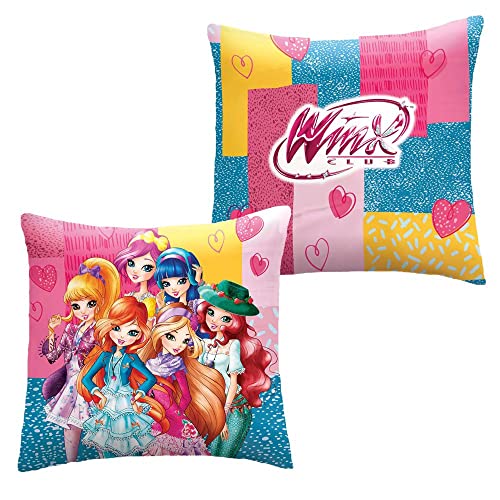 Fairy Winx Kuschelkissen | Winx Club | 40 x 40 cm | Kinder Kissen | Dekokissen von Winx Club