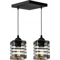 Deckenlampe Deckenleuchte Hängeleuchte Mit Chrom-Glas-Schirm Und E27 Fassung Deckenlampe Deckenleuchte Hängeleuchte Mit Chrom-Glas-Schirm Und E27 Fassung von WirMachenLicht