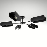 Deckenleuchte Lampe Deckenlampe Schwarz Loft Industrial E27 230V 5-Flammig Deckenleuchte Lampe Deckenlampe Schwarz Loft Industrial E27 230V 5-Flammig von WirMachenLicht