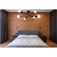 Deckenleuchte Lampe Deckenlampe Schwarz Loft Industrial E27 230V 6-Flammig von WirMachenLicht