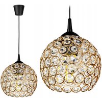 Hängende Deckenleuchte Pendelleuchte Modern Chandelier Dekorative Nachtlampe Gold Glas 1-Flammig von WirMachenLicht