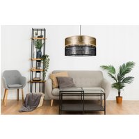 Hängende Deckenleuchte Pendelleuchte Modern Chandelier Dekorative Nachtlampe Gold - Schwarz von WirMachenLicht