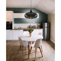 Hängende Deckenleuchte Pendelleuchte Modern Chandelier Dekorative Nachtlampe Schwarz-Graphit 1-Flammig von WirMachenLicht
