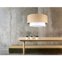 Onlux Boho Hängende Deckenleuchte Pendelleuchte Schirmmaße 45x23cm 230V von WirMachenLicht