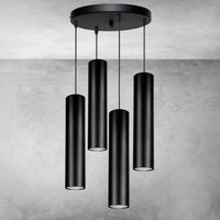 Pendelleuchte Deckenlampe Lampe Schwarz Modern 230V Gu10 4 Flammig Pendelleuchte Deckenlampe Lampe Schwarz Modern 230V Gu10 4 Flammig von WirMachenLicht