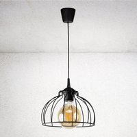 Retro-Loft-Hängeleuchte Schwarz Deckenleuchte 1xe27 230V Retro-Loft-Hängeleuchte Schwarz Deckenleuchte 1xe27 230V von WirMachenLicht