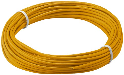 WireThinX Kupferlitze isoliert 1-adrig, mehrdrahtig (18x0,1mm) orange 10 m von WireThinx