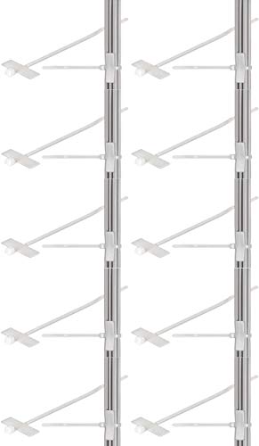 10er Set Kabelbinder mit Beschriftungsfeld (Feldgröße 25 x 8 mm) Länge 100 mm, Breite 2,5 mm (100 Stück) von WireThinx