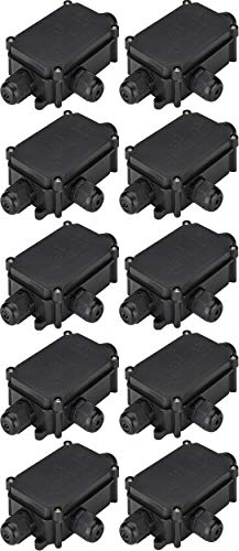 10er Set WireThinX IP-66 Schutzbox für Lüsterklemmen PG9 zum sicheren Verbinden von 3 Kabeln 10er Set WireThinX IP-66 Schutzbox für Lüsterklemmen PG9 zum sicheren Verbinden von 3 Kabeln von WireThinx