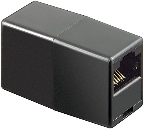 10er Set WireThinX ISDN Adapter RJ45-Buchse (8P8C) auf RJ45-Buchse (8P8C) schwarz von WireThinx