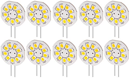10er Set WireThinX LED Einbaustrahler 1,5 W Sockel G4, ersetzt 16 W, 130 Lumen kalt-weißes Licht mit 6200 K von WireThinx