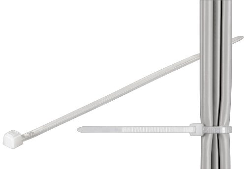 10er Set WireThinX Standard Kabelbinder 292 x 3,5 mm transparent (1000 Stück) von WireThinx