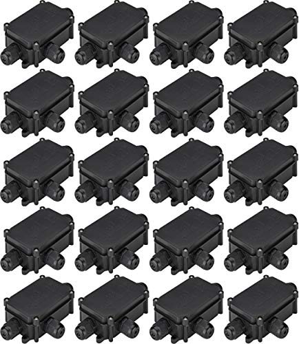 20er Set WireThinX IP-66 Schutzbox für Lüsterklemmen PG9 zum sicheren Verbinden von 3 Kabeln 20er Set WireThinX IP-66 Schutzbox für Lüsterklemmen PG9 zum sicheren Verbinden von 3 Kabeln von WireThinx