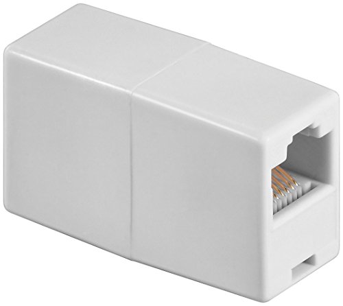 20er Set WireThinX ISDN Adapter RJ45-Buchse (8P8C) auf RJ45-Buchse (8P8C) weiß von WireThinx