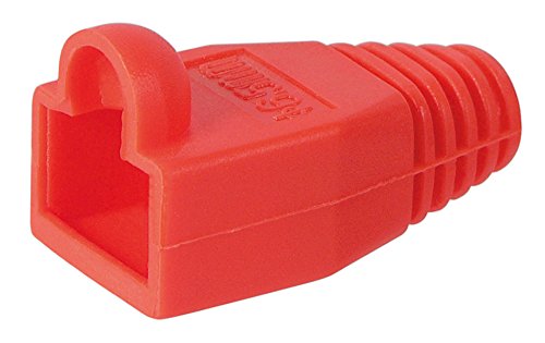 2er Set WireThinX Tülle für RJ45 Stecker Kabeleinführung 6.40 mm rot von WireThinx