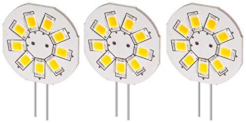3er Set WireThinX LED Einbaustrahler 1,5 W Sockel G4, ersetzt 16 W, 130 Lumen kalt-weißes Licht mit 6200 K von WireThinx