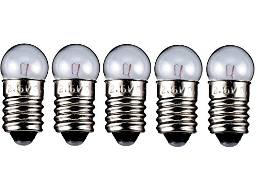 5er Set WireThinX Kugelförmige Lampe 0,7 W, 3,5 V - Sockel E10-11,5 x 24 mm - L3 von WireThinx