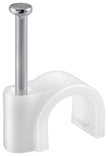 WireThinX Kabelschelle 12 mm weiß (100 Stück) von WireThinx