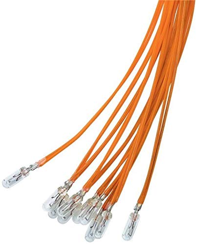WireThinX Subminiaturlampe 0,24 W, 6 V, 0,040 A mit 25 cm Kabel orange von WireThinx