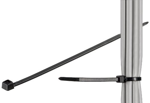WireThinX wetterfester Nylon Kabelbinder 280 x 4,5 mm schwarz (100 Stück) von WireThinx