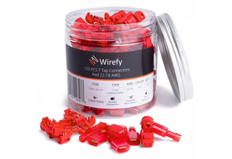 Wirefy Kabelverbinder-Sortiment Wirefy Stromdieb Kfz - T-Tap Blaue Abzweigverbinder im Set -, 1-tlg. von Wirefy
