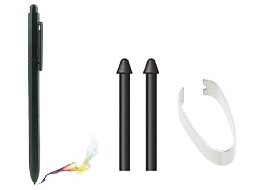 Stylus Pen mit Feder Ersatz für Marker Remarkable 1 & 2 Stylus Tablet Pen schwarz Gen 1 & 2 von WirelessFinest