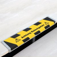 Anti-Rutschkantenprofil 'Achtung Rutschgefahr', LxB 635 x 120 mm Anti-Rutschkantenprofil 'Achtung Rutschgefahr', LxB 635 x 120 mm von Mehlhose