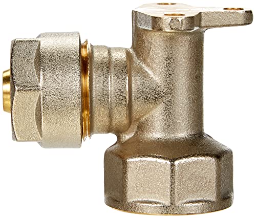 WIROFLEX | Wandscheibe inklusive Adapter | Klemmring | Komplettlösung | Schraubsystem | Fitting | 16 mm x 3/4 IG Für Mehrschichtverbundrohr von Wiroflex