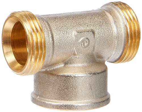 WIROFLEX | T-Stück | Klemmring | Schraubsystem | Fitting | 3/4 A x 3/4 IG x 3/4 A | Für Mehrschichtverbundrohr von Wiroflex