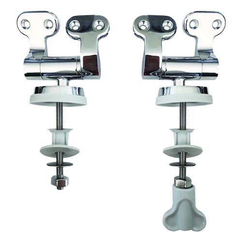 Wirquin, 20721089 Schrauben für Befestigung des WC-Sitzes Diplomat, Absenkautomatik, verchromt von Wirquin