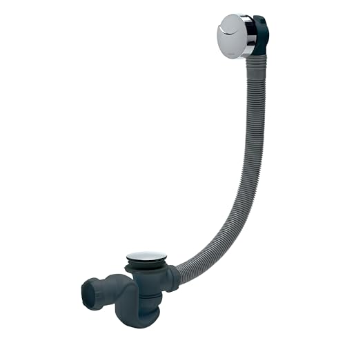 Wirquin, Schwarz 30724373 Ablaufgarnitur für Badewanne mit Siphon Cobra von Wirquin