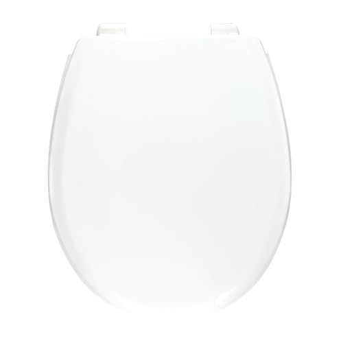 Wirquin, Weiß 20719017 WC-Sitz Neon Thermoplast U-Form mit Lock Kunststoffscharnieren von Wirquin