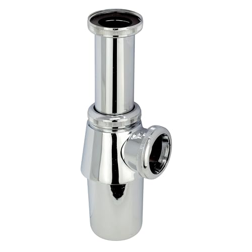 Wirquin 30718960 Siphon für Waschbecken 1 4 d32 Messing Chrom von Wirquin