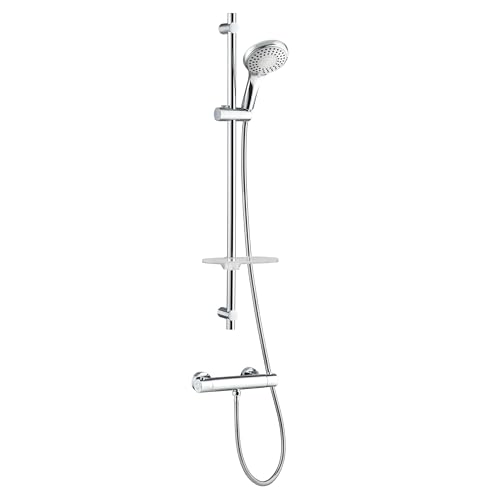 Wirquin 60721393 Rimini Comfort Shower Brausestange mit Thermostatmischer von Wirquin