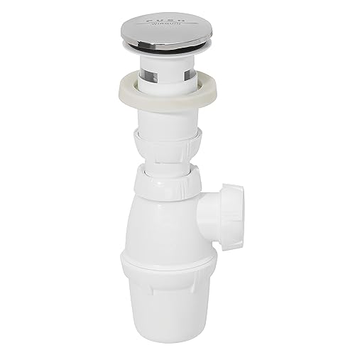 Wirquin Quick-Clac SP50099 Ablaufgarnitur/Siphon mit/mit Stopper/Chrom von Wirquin