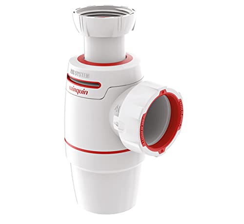Wirquin Neo Air Siphon für Waschbecken, Durchmesser 40 mm, auslaufsicher von Wirquin