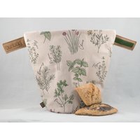 Der Nachhaltige Brotkorb, Brötchentasche, Brotbeutel, Bunbag von WirsindDeiN