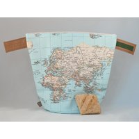 Der Nachhaltige Brotkorb, Brötchentasche, Brotbeutel, Bunbag von WirsindDeiN