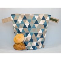 Der Nachhaltige Brotkorb, Brötchentasche, Brotbeutel, Bunbag von WirsindDeiN