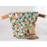 Der Nachhaltige Brotkorb, Brötchentasche, Brotbeutel, Bunbag von WirsindDeiN