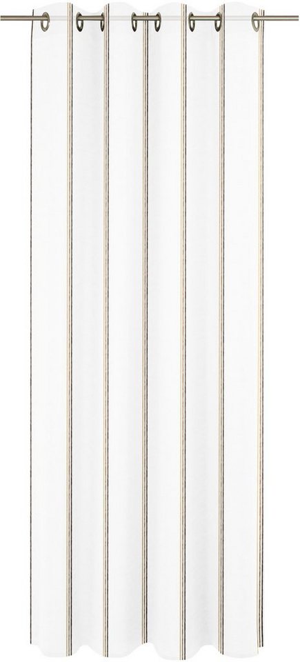 Wirth Gardine Chloé (1 St), Ösen, halbtransparent, Fertigstore mit Ösen (4 cm) nach Maß von Wirth