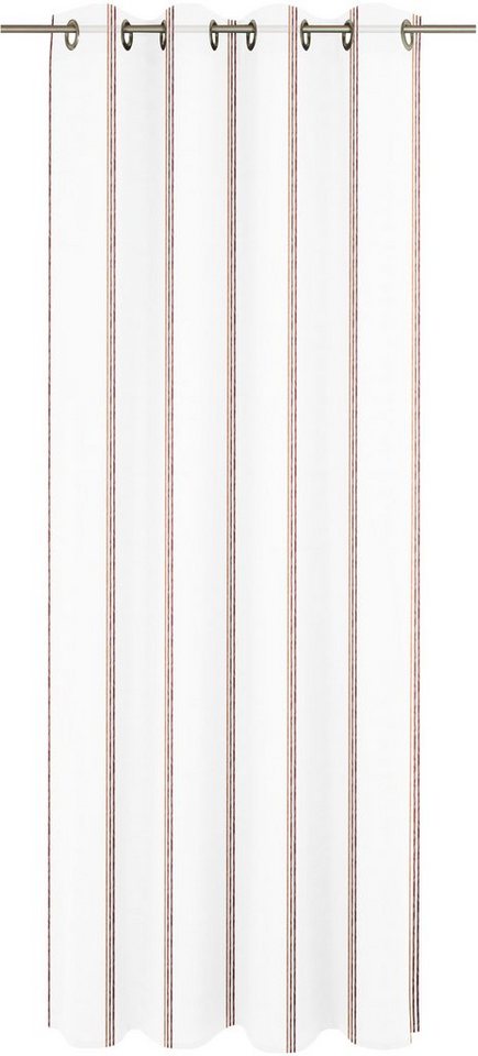 Wirth Gardine Chloé (1 St), Ösen, halbtransparent, Fertigstore mit Ösen (4 cm) nach Maß von Wirth