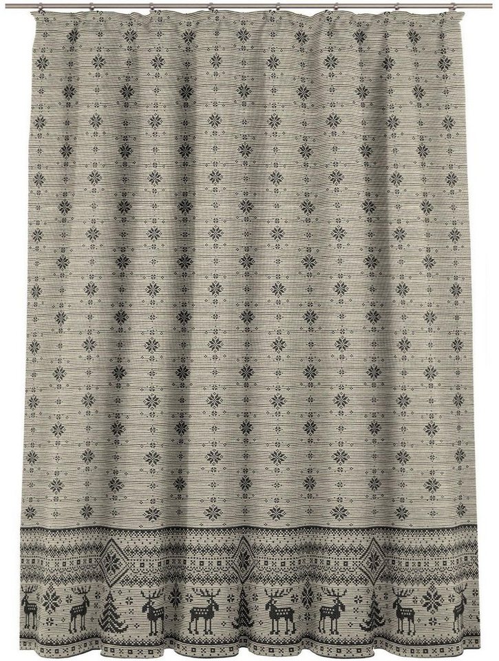 Vorhang Romo, Wirth, Kräuselband (1 St), blickdicht, Jacquard von Wirth