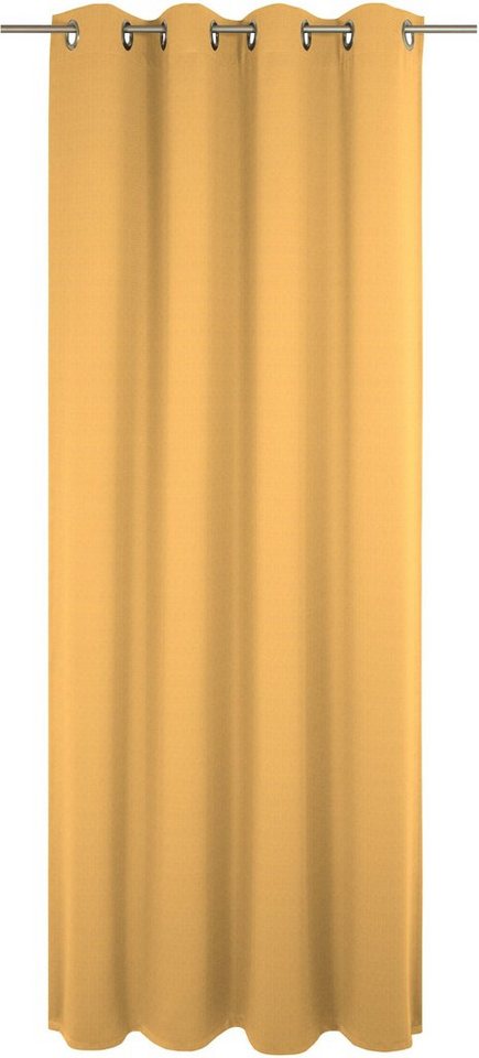 Wirth Vorhang Uni Collection, Ösen (1 St), blickdicht, nach Maß von Wirth