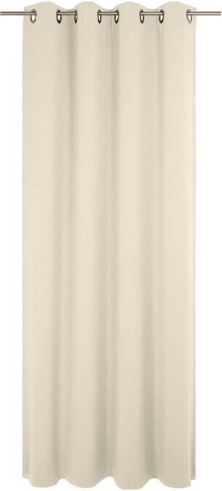 Adam Vorhang Uni Collection (1 St), Ösen, blickdicht, Blickdichter aus 100% Bio-Baumwolle von Adam