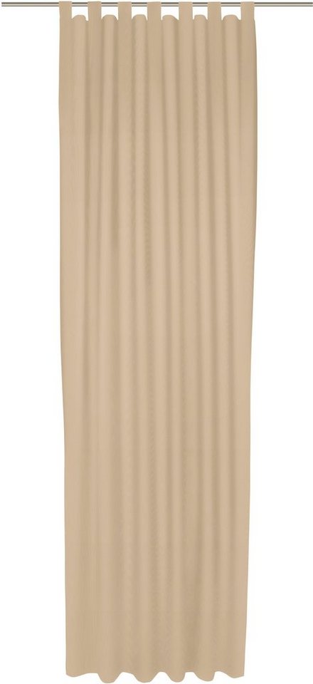 Adam Vorhang Vorhang Uni Collection aus 100 % Bio-Baumwolle, Schlaufen, Schlaufen (1 St), blickdicht, Blickdichter Vorhang Uni Collection aus Bio-Baumwolle Made in Germany von Adam